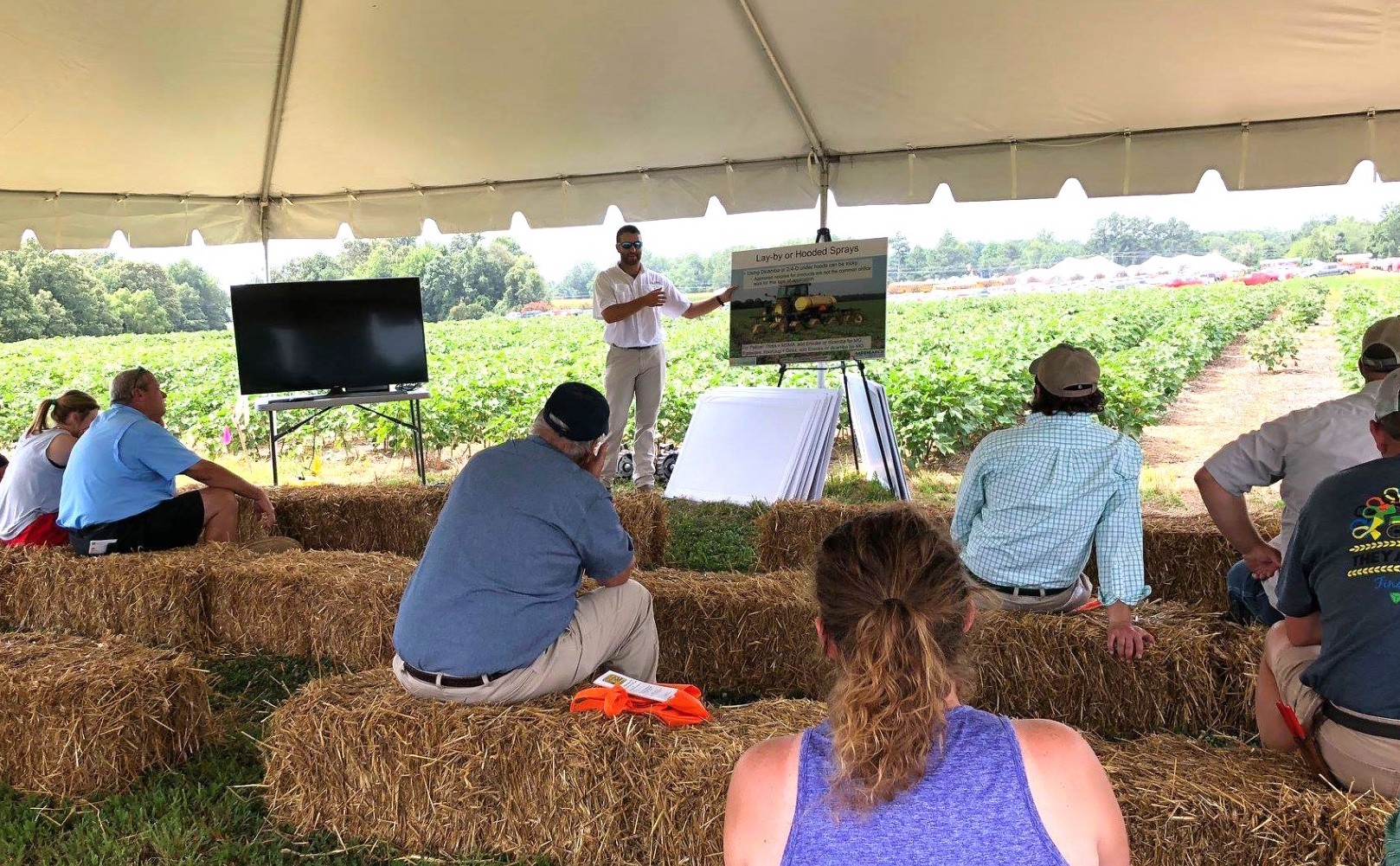 Presentation being delivered at a previous Milan No-Till Event.